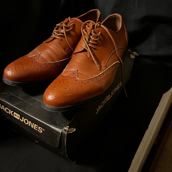 Jack And Jones Brown Leather Shoe Wore 